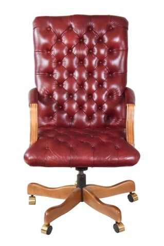 Vintage Chesterfield Style High Back Office Chair (1 of 13)