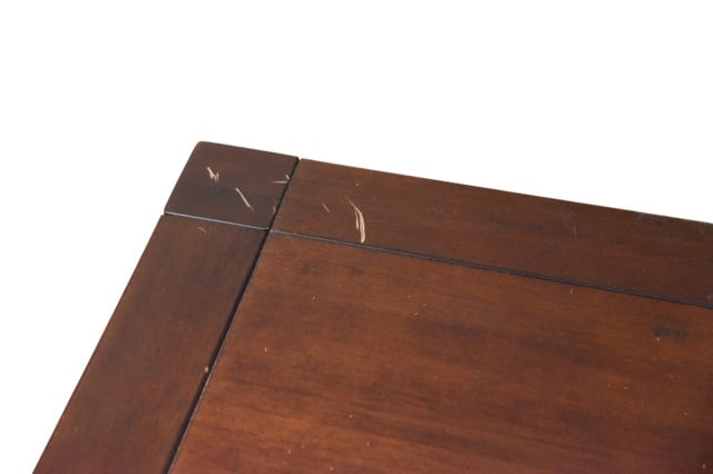 Mission Style Solid 3 Tier Console Table - 6