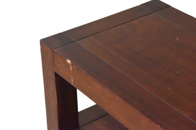 Mission Style Solid 3 Tier Console Table - 8