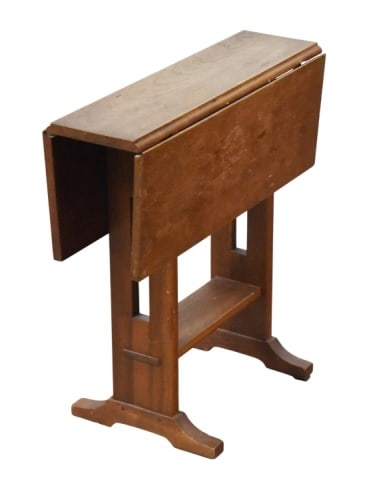 Stickley Mission Oak Drop-Leaf Table (1 of 8)