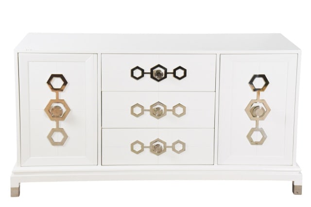 Jonathan Adler Contemporary White Credenza (1 of 16)