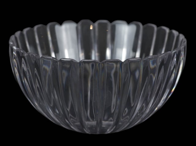 Tiffany & Co Josef Riedel Crystal Ribbed Bowl (1 of 7)