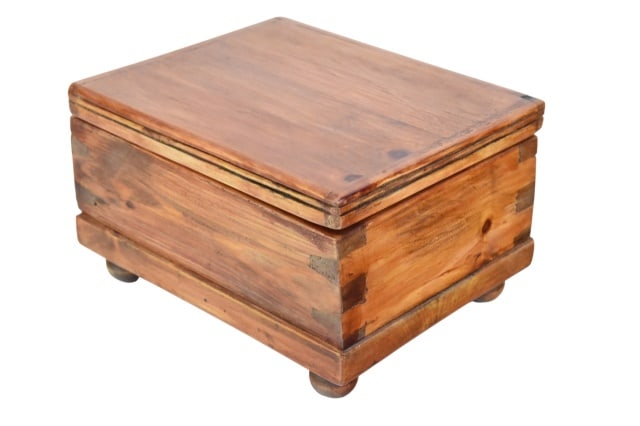 Signed W. H.Griesar Rustic Hand Carved Jewelry Box (1 of 7)
