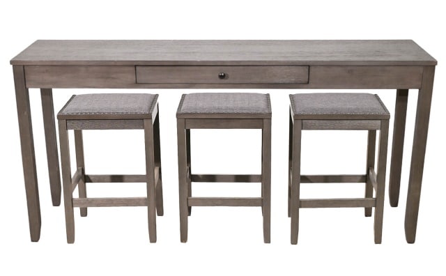 Farm House Style 36 Inch Console w 3 Bar Stools (1 of 19)