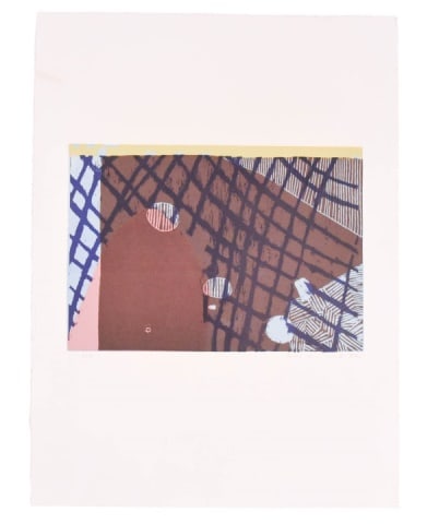 Uta Zaumseil Signed and Dated Woodcut on Paper (1 of 9)