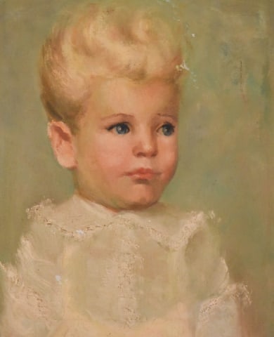 Mary Rose Anthony Portrait Painting of Young Boy (1 of 10)