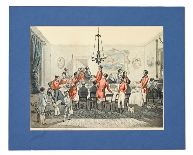 Antique Francis Turner Engraving Bachelor's Hall (1 of 11)