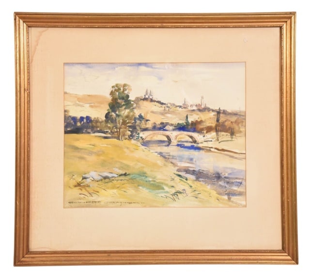 Ernest Cornelius Edward Cramer Watercolor Painting (1 of 10)