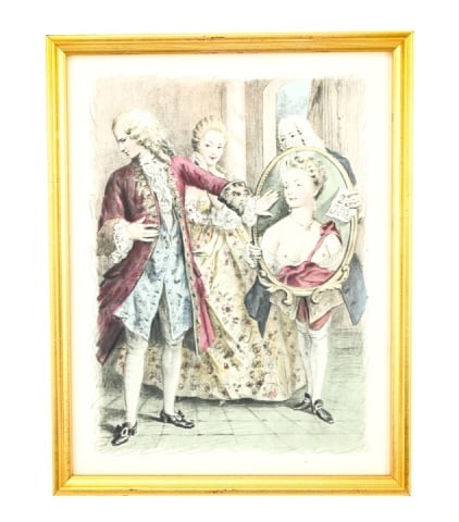 Paul Emile Becat Engraving Le Miroir w COA (1 of 9)