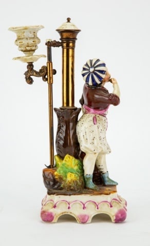 19th C Paris Porcelain Adjustable Candlestick (1 of 6)