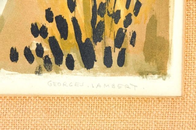 Georges Lambert Lithograph Signed Numbered - 3