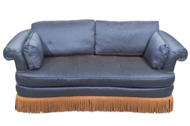 Sherrill Traditional Rolled Arm Love Seat (1 of 14)