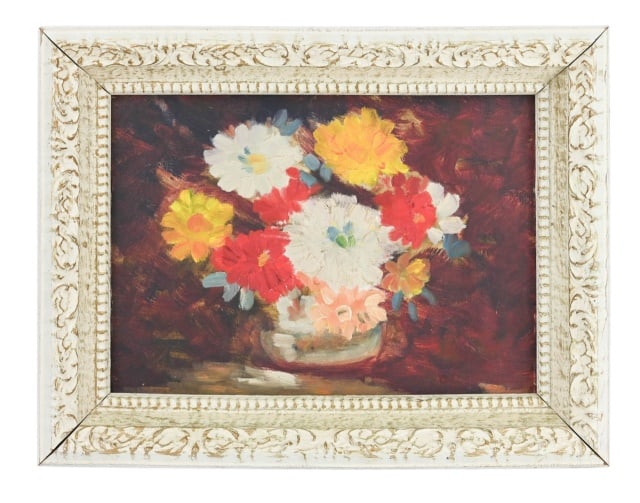 Barbara Farraher Oil Painting Still Life of Vase (1 of 14)