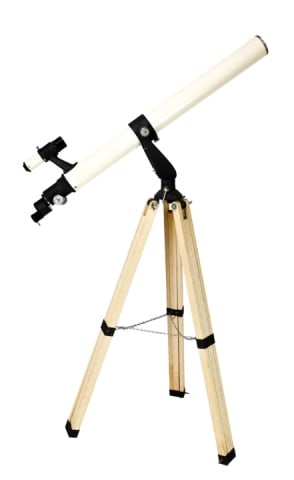Vintage 1960's Telescope in Wood Box w Wood Stand (1 of 9)