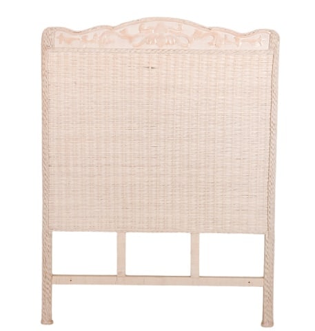 Hand Carved Wicker Headboard (1 of 8)