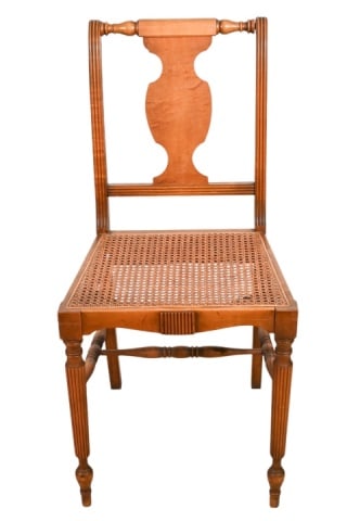 Late Victorian Hand Carved and Cane Seat Chair (1 of 15)