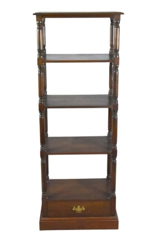 Victorian Style Mahogany Carved 5 Tier Etagere: Victorian Style Mahogany Hand Carved 5 Tier Etagere.Measures 60 inches x 22 inches x 12 inches.