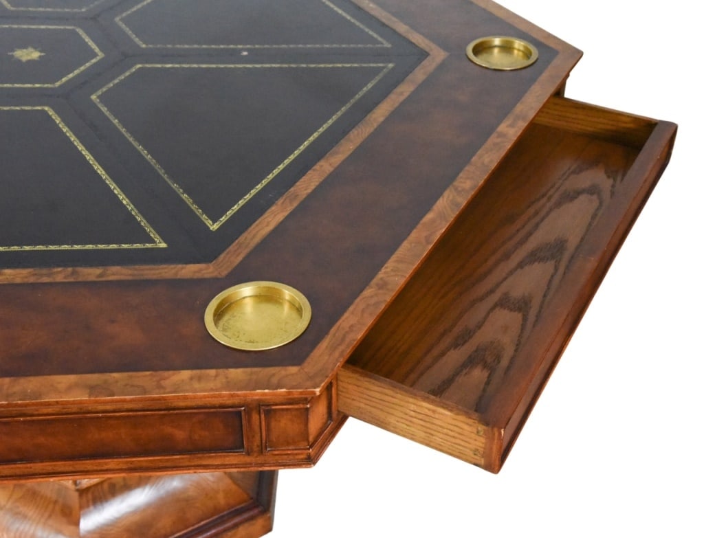 Maitland Smith Blade Hexagonal Game Table - 2