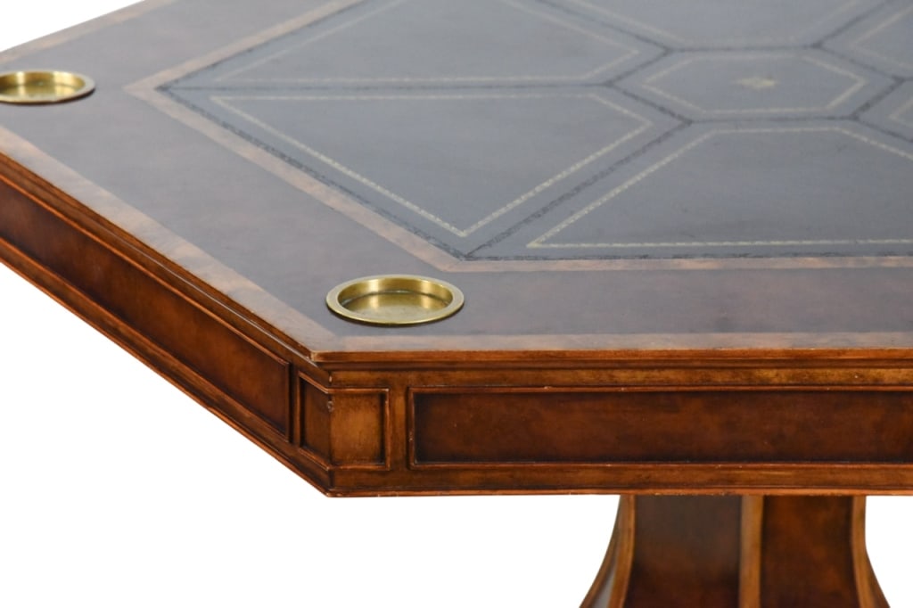 Maitland Smith Blade Hexagonal Game Table - 5