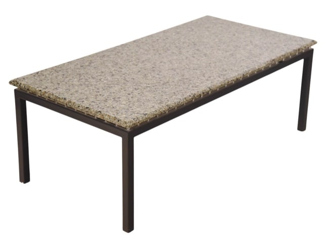 Classic Steel And granite Top Coffee Table: Classic Steel And granite Top Coffee Table.Measures 17 inches x 48 inches x 24 inches.