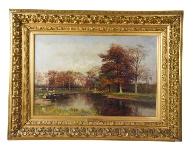 Robert Ward Van Boskerck Signed Oil Painting (1 of 12)