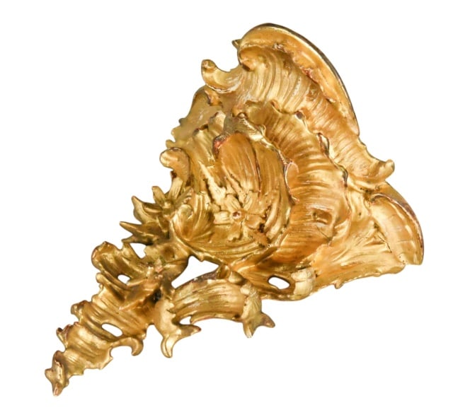 Baroque Style Carved Gilt Wood Wall Bracket (1 of 4)