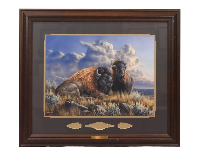Rosemary Millette Distant Thunder Bison Print (1 of 7)