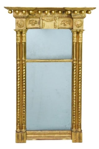 Antique Classical Neoclassical Pier Mirror (1 of 8)