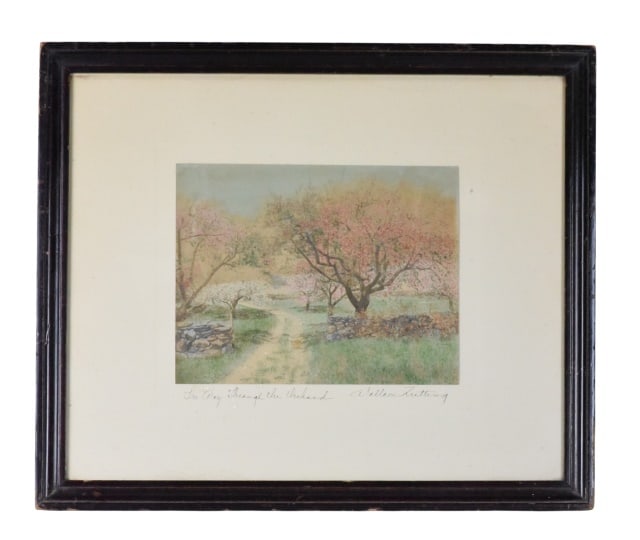 Signed & Framed Wallace Watercolor: Signed & Framed Wallace WatercolorFrame measures 15.5 inches x 18.5 inches.Art measures 7.25 inches x 9.5 inches.