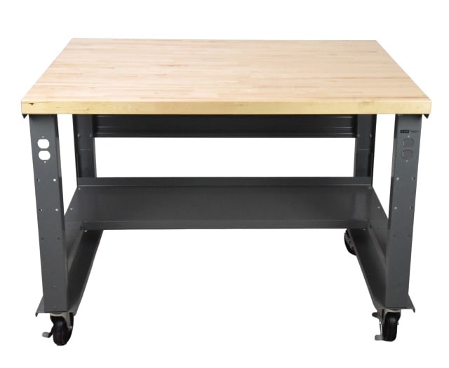 Uline Butcher Block Work Bench on Casters (1 of 7)