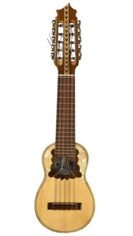 Charango Bolivian Model by Wayra Andina: Charango Bolivian Stringed Instrument Model by Wayra Andina.Measures approximately 26 inches x 7 inches x 4 inches.