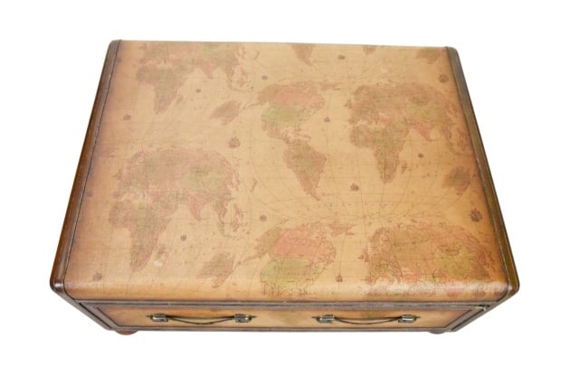 Maitland Smith Old World Map Trunk Coffee Table - 2