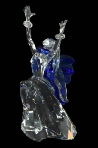 Swarovski Crystal "Dancer" with Original Box: Swarovski Crystal "Dancer" with Original BoxMeasures 8 inches x 3 inches in diameter
