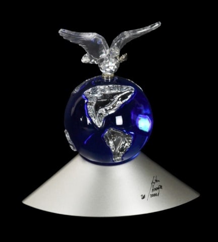 Swarovski Crystal Bird Globe Figurine (1 of 8)