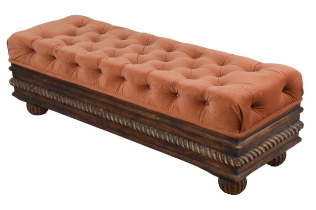 Horchow Massoud Zalkin Upholstered Storage Bench (1 of 9)