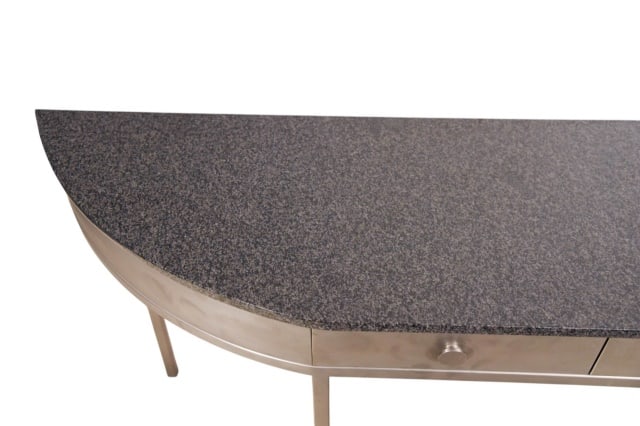 Michael Heltzer Three Drawer Granite Top Console - 10
