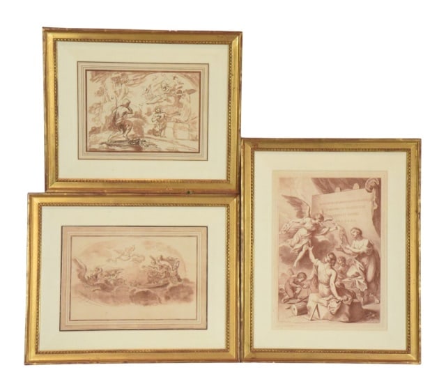 3 Engravings Charles Rogers Collection of Prints: 3 Engravings Charles Rogers Collection of Prints in Imitation of Drawings. The works are from Charles Rogers, a Collection of Prints in Imitation of Drawings. Printed by J. Nichols in London 1778. The