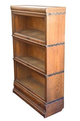 Macey Three Stack Barrister Bookcase - 4