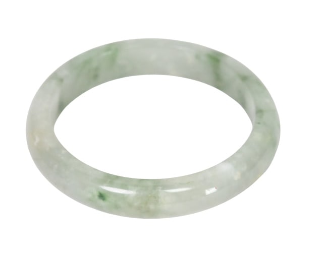 Natural Green jadeite Jade Bangle - 5