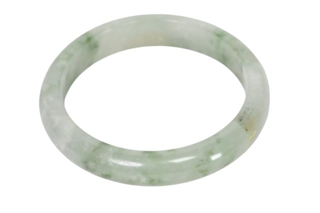 Natural Green jadeite Jade Bangle - 6