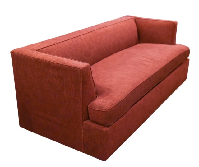 Track Arm Modern Sleeper Sofa w Tailored Backrest - 2