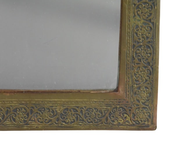 Moroccan Hand Made Brass Wall Mirror - 8