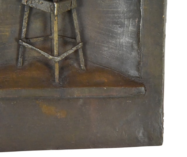 Thomas McAnulty Bronze Wall Sculpture Dated 1991 - 4