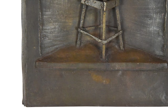 Thomas McAnulty Bronze Wall Sculpture Dated 1991 - 5