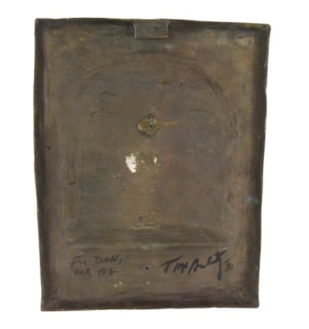 Thomas McAnulty Bronze Wall Sculpture Dated 1991 - 8