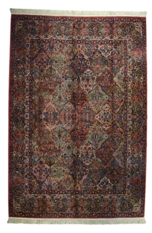 Karastan Multicolor Panel Kirman Wool Rug (1 of 7)