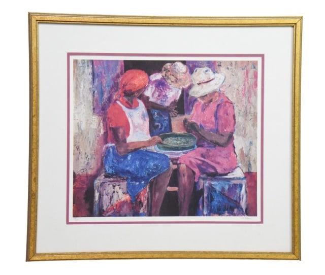 Signed & Numbered M. Morani Impressionist Painting: Signed and Numbered M. Morani Impressionist Painting. 44/500Frame measures 21 inches x 23 inches.Art measures 14 inches x 16 inches.