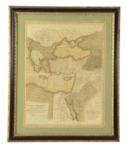 Antique Map Jean d' Anville's Orbis Romani (1 of 8)