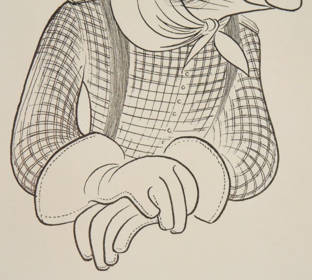 Al Hirschfeld John Wayne Etching Dated 1982 - 4