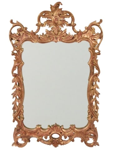 Rococo Style Ornate Gold Gilt Finish Wall Mirror (1 of 20)